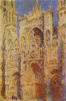 尅勞德 莫奈 Rouen Cathedral, Sunlight Effect 尅勞德 莫奈 Rouen Cathedral, Sunlight Effect